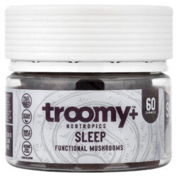 Troomy Nootropics Sono Gomas de Cogumelos Funcionais Framboesa Negra 60 Gomas