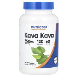 Nutricost Kava Kava 350 mg 120 Cápsulas (175 mg por Cápsula)