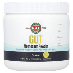 KAL Magnésio GUT em Pó Limão 138 g (48 oz)