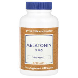 The Vitamin Shoppe Melatonina 3 mg 240 Cápsulas