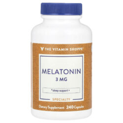 The Vitamin Shoppe Melatonina 3 mg 240 Cápsulas