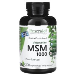 Emerald Laboratories MSM 1000 200 Cápsulas Vegetais (1.000 mg por Cápsula)