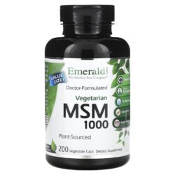 Emerald Laboratories MSM 1000 200 Cápsulas Vegetais (1.000 mg por Cápsula)