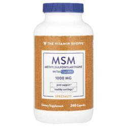 The Vitamin Shoppe MSM com OptiMSM® 1.000 mg 240 Cápsulas