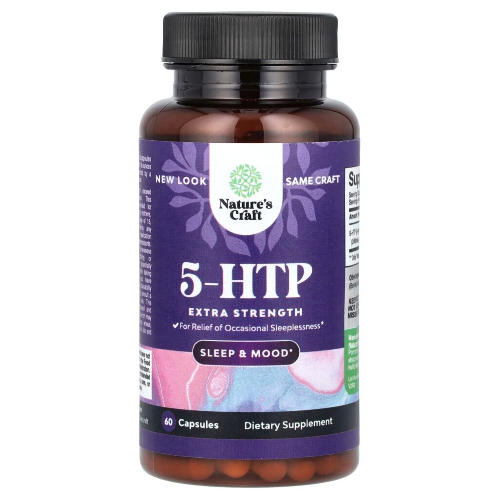 Natures Craft 5-HTP 60 Cápsulas (50 mg por Cápsula)