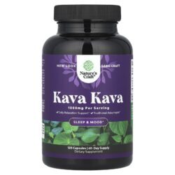 Natures Craft Kava Kava 120 Cápsulas (500 mg por Cápsula)
