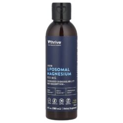 Vthrive Magnésio Lipossomal Líquido Limão 100 mg 180 ml (6 fl oz)