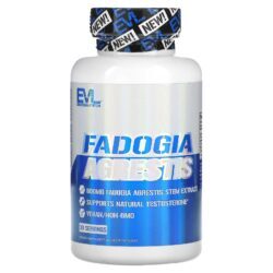 EVLution Nutrition Fadogia Agrestis 600 mg 30 Cápsulas Vegetais