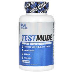 EVLution Nutrition TestMode Auxílio à Testosterona Completo 100 Cápsulas Vegetais