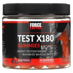 Force Factor Gomas Test X180® Ponche de Frutos Silvestres 60 Gomas
