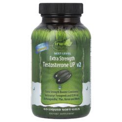 Irwin Naturals Next Level Testosterona UP v2 60 Cápsulas Softgel Líquidas