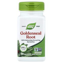 Natures Way Raiz de Hidraste 100 Cápsulas Veganas (333 mg por Cápsula)
