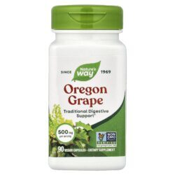 Natures Way Oregon Grape 500 mg 90 Cápsulas Veganas