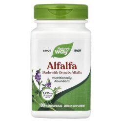 Natures Way Alfafa 100 Cápsulas Veganas (405 mg por Cápsula)
