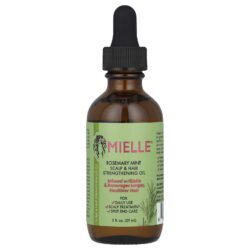 Mielle Óleo para Fortalecimento do Couro Cabeludo e do Cabelo Alecrim e Hortelã 59 ml (2 fl oz)
