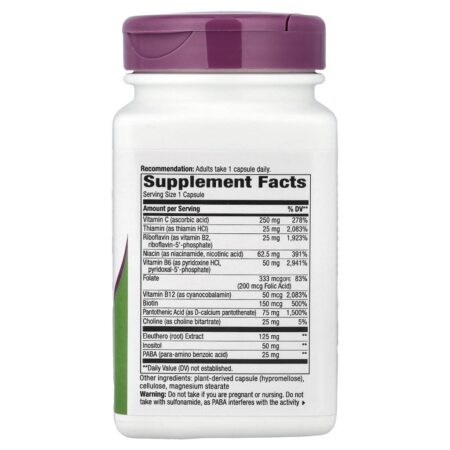 Natures Way Fórmula B-Stress 100 Cápsulas Veganas - Imagem 2