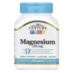 21st Century Magnésio 250 mg 110 Comprimidos