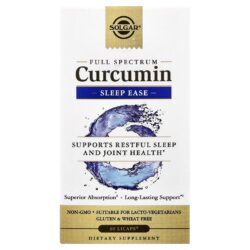 Solgar Espectro Completo de Curcumina Dormir Fácil 60 Licaps