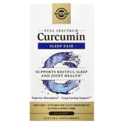 Solgar Espectro Completo de Curcumina Dormir Fácil 60 Licaps