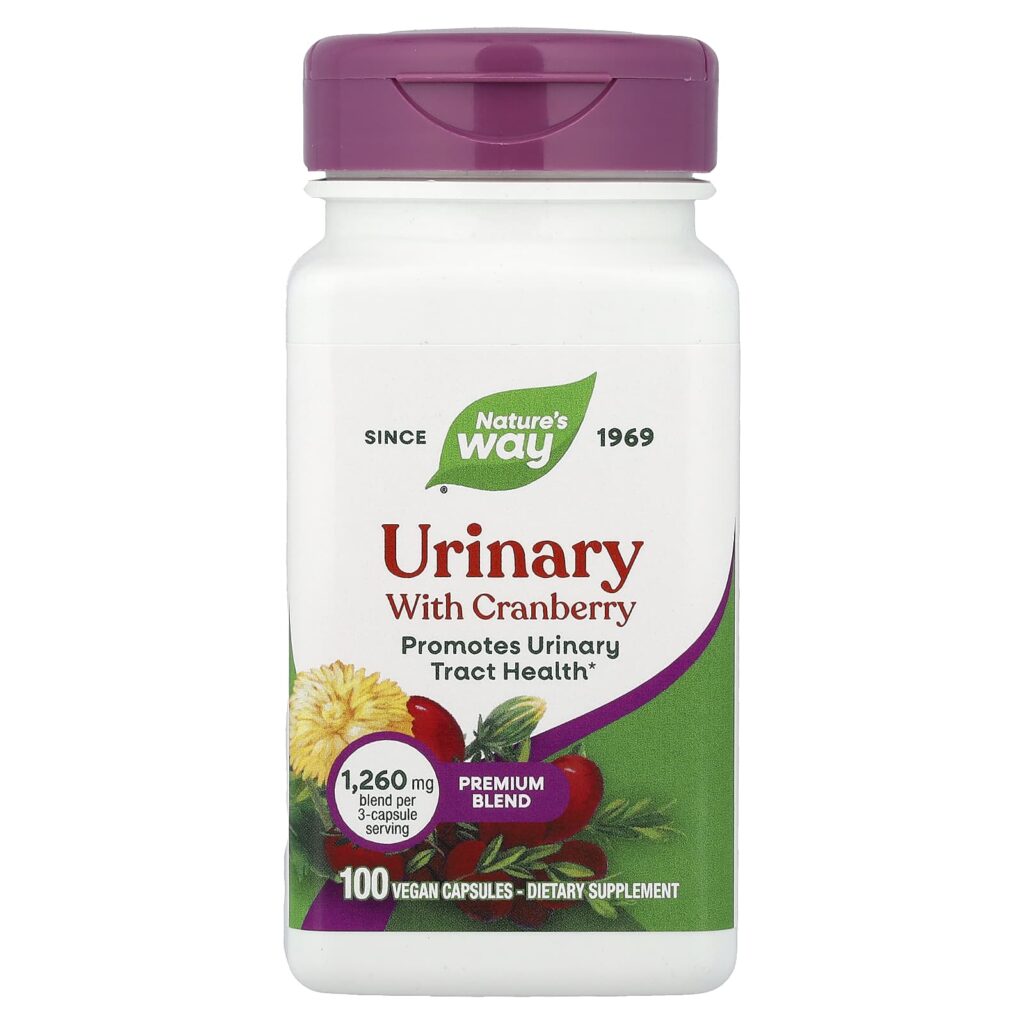 Natures Way Urinário com Cranberry 100 Cápsulas Veganas