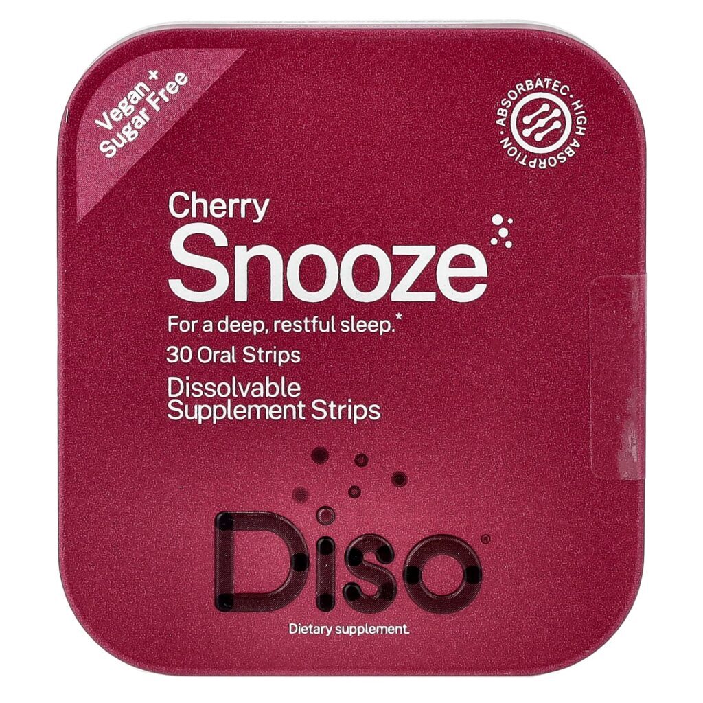 Diso Soneca Cereja 30 Tiras Orais