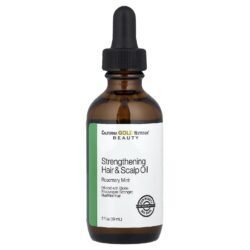 California Gold Nutrition Beauty Óleo Fortalecedor para Cabelos e Couro Cabeludo Biotina Alecrim e Menta 59 ml (2 fl oz)