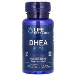 Life Extension DHEA 25 mg 100 Comprimidos que Dissolvem na Boca