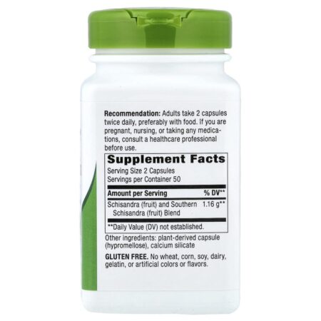Natures Way Fruta de Schisandra 100 Cápsulas Veganas (058 g por Cápsula) - Imagem 2