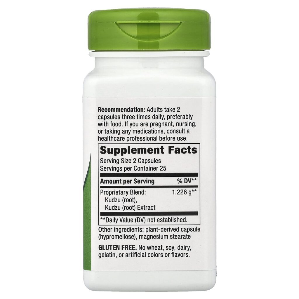 Natures Way Raiz de Kudzu 50 Cápsulas Veganas (613 mg por Cápsula) - Imagem 2