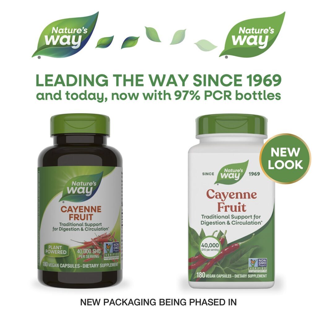 Natures Way Fruto de Caiena 180 Cápsulas Veganas (450 mg por cápsula) - Imagem 3