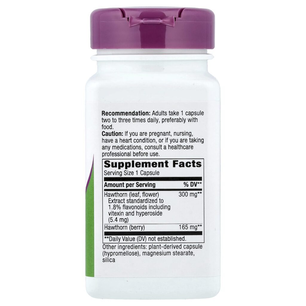 Natures Way Espinheiro 300 mg 90 Cápsulas Veganas - Imagem 2