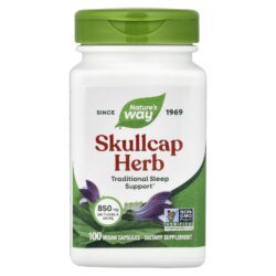 Natures Way Erva de Escutelária 100 Cápsulas Veganas (425 mg por Cápsula)
