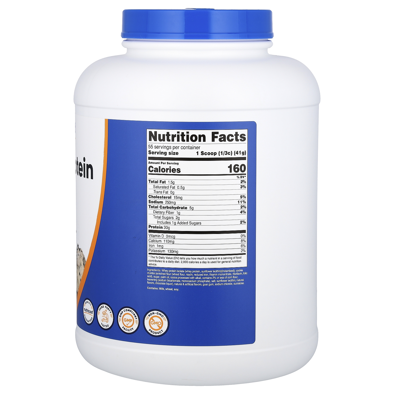 Nutricost Isolado de Proteína Whey Cookies e Creme 2.268 g (5 lb) — foto 2 Nutricost Isolado de Proteína Whey Cookies e Creme 2.268 g (5 lb) - Imagem 2