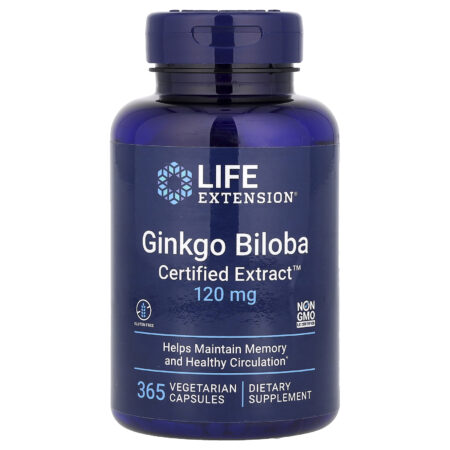 Life Extension Ginkgo biloba 120 mg 365 Cápsulas Vegetarianas — foto 1