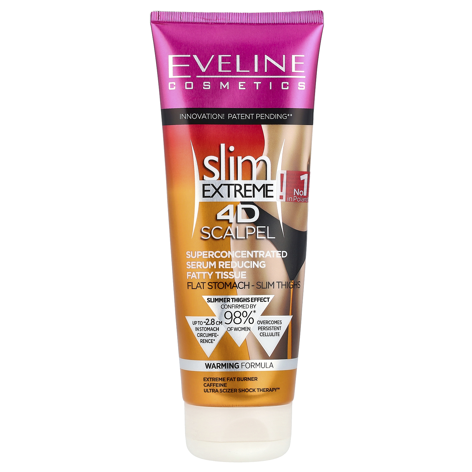 Eveline Cosmetics Slim Extreme 4D Scalpel Sérum Superconcentrado Redutor de Tecido Adiposo 250 ml (88 fl oz) — foto 1 Eveline Cosmetics Slim Extreme 4D Scalpel Sérum Superconcentrado Redutor de Tecido Adiposo 250 ml (88 fl oz)