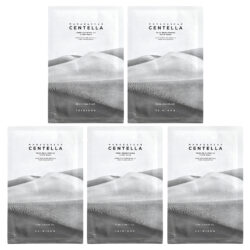 SKIN1004 Madagascar Centella Máscara de Beleza para Tonificação e Brilho 5 Folhas 25 ml (084 fl oz) Cada