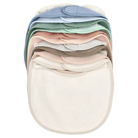 Green Sprouts Babadores Stay-Dry para o Dia a Dia de 3 a 12 Meses Multicoloridos Pacote com 10 — foto 2
