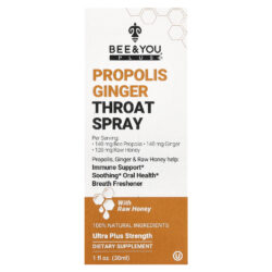 BEE&YOU Spray de Própolis e Gengibre para Garganta 30 ml (1 fl oz)