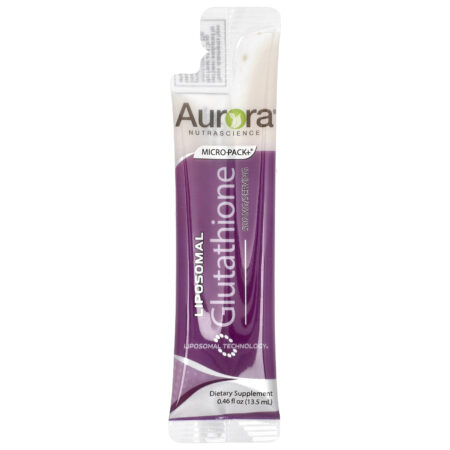 Aurora Nutrascience Micro-Pack+® Glutationa Lipossomal 10 Embalagens 135 ml (046 fl oz) Cada — foto 3