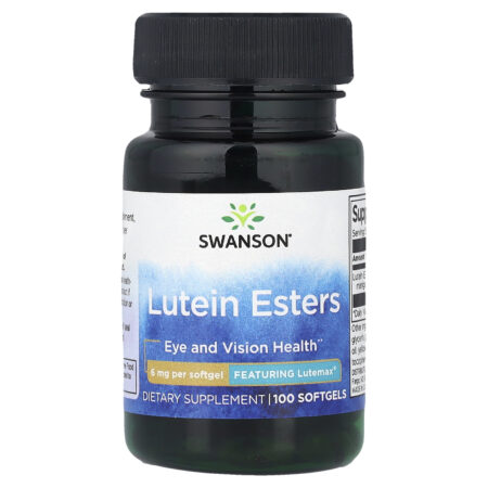 Swanson Vitamins Ésteres de Luteína 6 mg 100 Cápsulas Softgel — foto 1 Swanson Vitamins Ésteres de Luteína 6 mg 100 Cápsulas Softgel — foto 1
