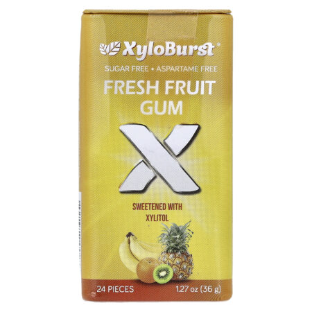 Xyloburst Goma de Xilitol Fruta Fresca 24 Unidades 36 g (127 oz) — foto 1