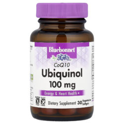 Bluebonnet Nutrition Ubiquinol CoQ10 100 mg 30 Cápsulas Softgel Vegetarianas