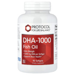 Protocol for Life Balance Óleo de Peixe DHA-1000 1.000 mg 90 Cápsulas Softgel