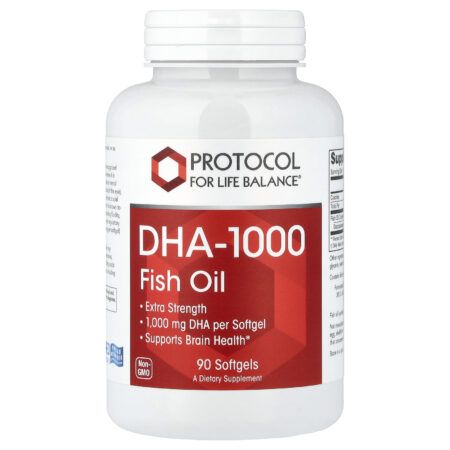 Protocol for Life Balance Óleo de Peixe DHA-1000 1.000 mg 90 Cápsulas Softgel — foto 1