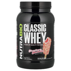 Nutrabio Labs Proteína Whey Clássica Bolo de Morango 907 g (2 lb)