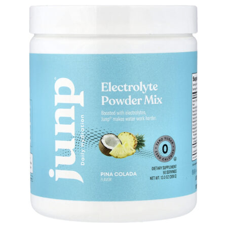 JUNP Hydration Mistura de Eletrólitos em Pó Pina Colada 369 g (13 oz) — foto 1 JUNP Hydration Mistura de Eletrólitos em Pó Pina Colada 369 g (13 oz) — foto 1