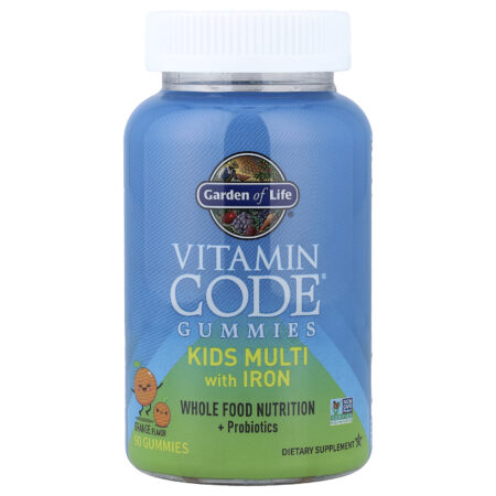 Garden of Life Gomas da Vitamin Code® Multivitamínico Infantil com Ferro Sabor Laranja 90 Gomas — foto 1