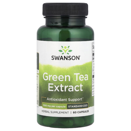 Swanson Vitamins Extrato de Chá Verde 500 mg 60 Cápsulas — foto 1