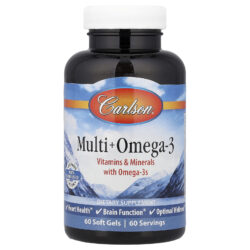 Carlson Multi + Ômega-3 60 Cápsulas Softgel