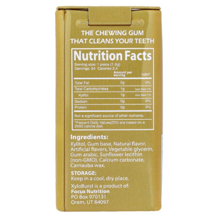 Xyloburst Goma de Xilitol Fruta Fresca 24 Unidades 36 g (127 oz) — foto 2